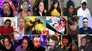 Law Vs BlackBeard  One Piece Episode 1093 REACTION [upl. by Aicilaf]