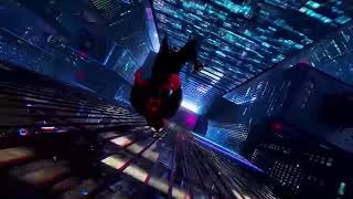 A Leap Of Faith Scene  SpiderMan Into The SpiderVerse [upl. by Erialcyram]