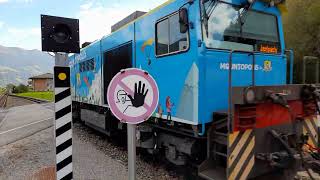 Zillertalbahn fährt ein in Strass Zillertal Tirol Austria [upl. by Lsil]