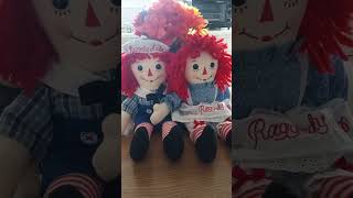 aug2123 raggedy Ann and raggedy Andy dolls [upl. by Nywg]