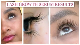 LASH GROWTH SERUM RESULTS 👁 before and after 3 month test of Uklash [upl. by Auvil]