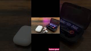 200₹ Airpods vs M19reels shorts tech meesho apple m19 m10 tws earbuds appleairpodspro yt [upl. by Juster338]