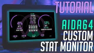 AIDA64 Sensor Panel Setup  Part 1 BASICS [upl. by Alanna78]