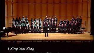 I Sing You Sing Anders Edenroth  National Taiwan University Chorus [upl. by Deirdre]