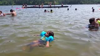 Xisselle swimming at Tyler State Park [upl. by Marozik459]