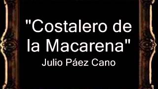 Costalero de la Macarena  Julio Páez Cano BM [upl. by Adnil]