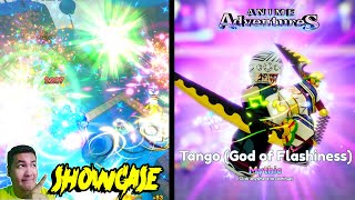 LVL 100 TANGO GOD OF FLASHINESS SPECIAL BANNER SHOWCASE  ANIME ADVENTURES [upl. by Azmuh81]