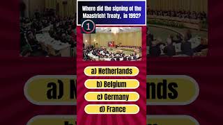 Where did the signing of the Maastricht Treaty  occur in 1992 [upl. by Onurb]