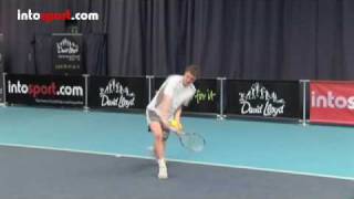 Tennis Backhand Topspin Technique [upl. by Calvo]