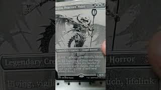 Atraxa Praetors Voice Metal Engraved MTG Proxy mtg laserengraving [upl. by Zeculon]