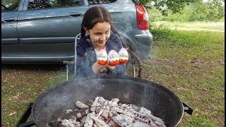 PRANKSABINA NE VEUT PAS LE BARBECUE AU POISSON [upl. by Elleuqar571]