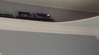 Shelf Train Layout For O Gauge [upl. by Lyrret]