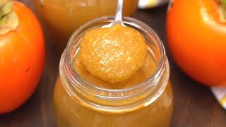 Easy Persimmon Jam Recipe Video [upl. by Neenaj267]