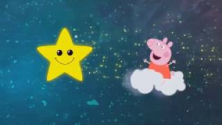 Twinkle Twinkle Little Star  Peppa Pig  SIMPLE SONG FOR KIDS ⭐💫🌟 [upl. by Ynatsyd]