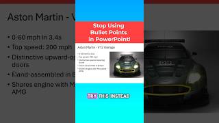 Bullet Points in PowerPoint are boring Try this shorts [upl. by Ymled477]