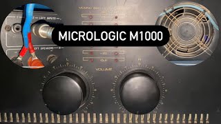 Micrologic M1000  Primeiro Amplificador Profissional Fabricado no Brasil  História e Funcionamento [upl. by Jorgan]