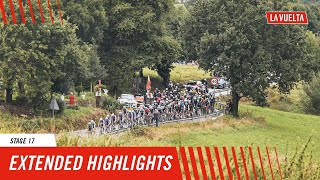 Extended Highlights  Stage 17  La Vuelta 2024 [upl. by Ayotan]