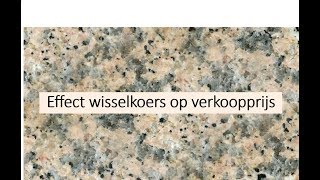 Effect wisselkoersen op verkoopprijzen [upl. by Erdnoed672]