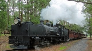 Puffing Billy Railway  Chasing the Garrett G42 Steam Locomotive [upl. by Rhea427]