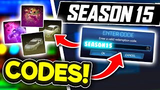 SEASON 15 Redeem Codes In Rocket League [upl. by Enelear192]