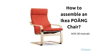 How to assemble an Ikea POÄNG Chair [upl. by Inattyrb]