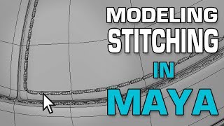 Maya 2018 3d Modeling Tutorial Model Stitching using MASH and Curve Warp [upl. by Sibley268]