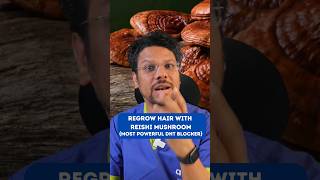 Natural DHT blocker Reishi Mashroom  Regrow Hair  Genetic hair loss treatment  AdonHairCare [upl. by Xonel485]