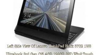 Lenovo ThinkPad Helix 37021W8 Ultrabook 3rd Gen Ci54GB128GB SSDWin8Touch [upl. by Adnirol]