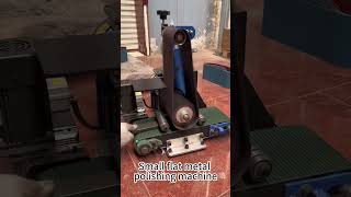 Simplex small flat metal polishing machinegrinding metal polishing metalworking [upl. by Glassman]