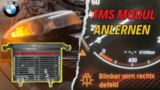 Scheinwerfertreibermodul am BMW 5er F10F11 TMS anlernen  Lösung Blinker ohne Funktion [upl. by Neddy]