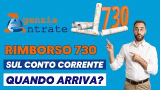 ✅RIMBORSO 730 SUL CONTO CORRENTE👉QUANDO ARRIVA❓ [upl. by Edsel]