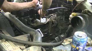 01 Cummins Injector Line Removal 072412 [upl. by Pardoes]