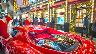 ✨ A Magical London Christmas Night Walk ✨ Christmas in London 2023 ✨ 4K HDR [upl. by Ayhay301]