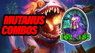 Pulling off A Big Mutanus Combo For Huge Stats  Dogdog Hearthstone Battlegrounds [upl. by Norihs]