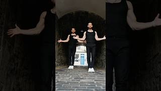 Arriving in Edinburgh Scotland like… summervibes chicago twins dance travel [upl. by Yrdnal]