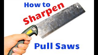 How to Sharpen Japanese Pull Saws [upl. by Uziel]