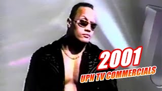 2001 UPN TV Commercials  2000s TV Commercial Compilation 27 [upl. by Laoj]