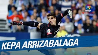 Kepa Arrizabalaga el muro del Athletic Club [upl. by Ecinereb]