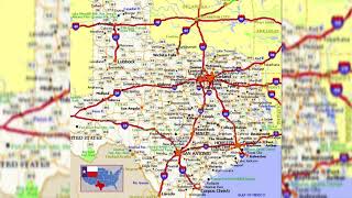 road map of texas [upl. by Yahsed]