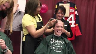 Coco shaves her head at the UOttawa Shave for a Cure [upl. by Ailina840]