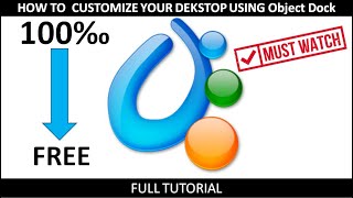 Object Dock Easy Tutorial And Free Downloading Link [upl. by Yrovi302]