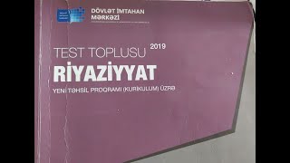 Riyaziyyat II hissə test toplusu  Triqonometrik funksiyalar  Çevirmə düsturları [upl. by Ennahteb]