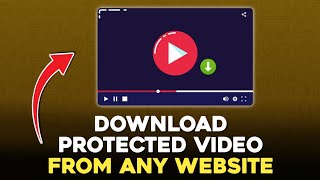 How to Download Protected Videos From Any Site 2024 [upl. by Ayanat]