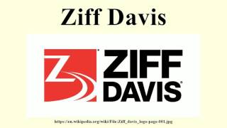 Ziff Davis [upl. by Ideih]