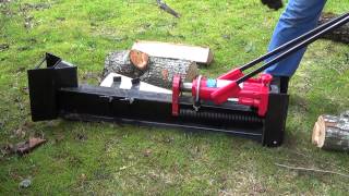 Harbor Freight 10 ton manual log splitter review [upl. by Alyehc]