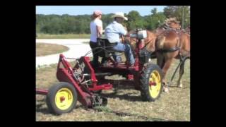 Horse Drawn Haymaking at Historic Prophetstown [upl. by Aela]