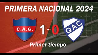 Güemes SdE vs Quilmes  Primera Nacional 2024 Zona A Fecha 15 Primer Tiempo [upl. by Geiger908]