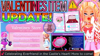 VALENTINES DAY UPDATE OUT NOW SETS  ACCESSORIES CAME BACK amp NEW FURNITURE ROBLOX Royale High [upl. by Deden]