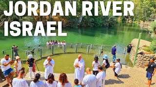 Baptism Service At River Jordan  Israel  Where Jesus was baptized [upl. by Ardnayek]