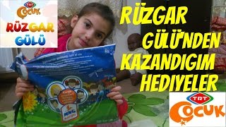 TRT COCUK RÜZGAR GÜLÜnden Kazandığım Hediyeler ABONELERİME SELAMLAR [upl. by Yecaw]